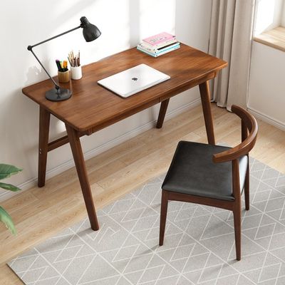 Scrivania per computer in legno personalizzato con materiale di superficie ecologico