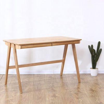 Scrivania per computer in legno personalizzato con materiale di superficie ecologico
