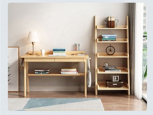 Scrivania per computer in legno personalizzato con materiale di superficie ecologico