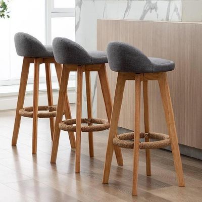 Stoffe tappezzeria schiena bar alto sedie sgabelli per cucina e bar personalizzati pratica economia