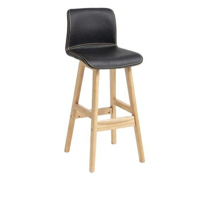 Squisita lavorazione Sedie da bar da cucina con sedie alte sgabello da bar e disegno personalizzato in colore nero