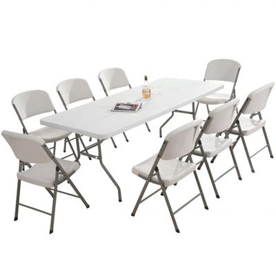 Sedie pieghevoli leggere in HDPE per matrimoni Sedie pieghevoli portatili in plastica
