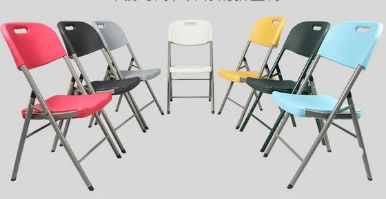 Sedie pieghevoli leggere in HDPE per matrimoni Sedie pieghevoli portatili in plastica