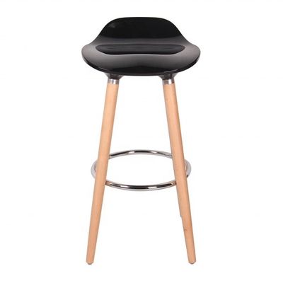 Mobili da bar Legna in legno massello ABS Poltrona da bar in plastica per mobili da sgabello moderno