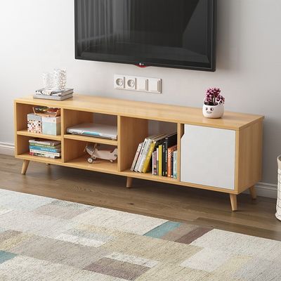 Arredamento per soggiorni a colori personalizzati, stand TV/armadio in legno professionale per case in stile moderno