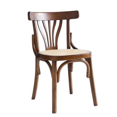 Sedile in legno massello di design nordico in rotino