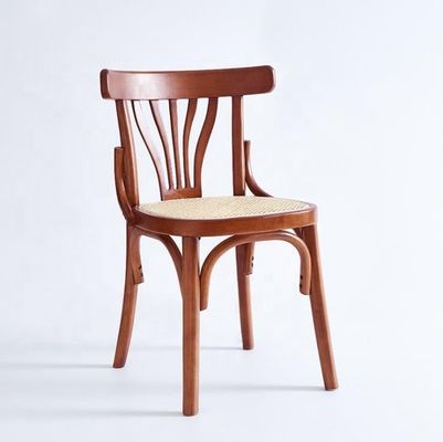Sedile in legno massello di design nordico in rotino