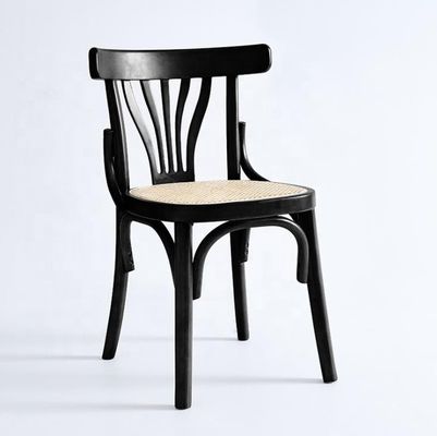 Sedile in legno massello di design nordico in rotino