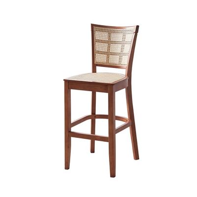 Sedile da bar per cucina su misura Legna di legno massello, bastone da tavolo 43cm*43cm*109cm Livello di peso 100kg