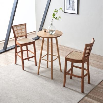 Sedile da bar per cucina su misura Legna di legno massello, bastone da tavolo 43cm*43cm*109cm Livello di peso 100kg