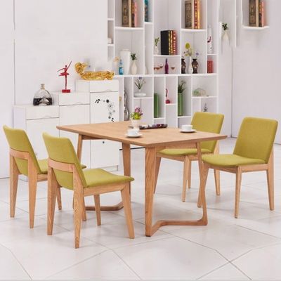 Manifattura Squisita Personalizzata Legna Di Legno Massello Set Sala Da Pranzo Mobili Con Tavola Da Pranzo E Sedie Design