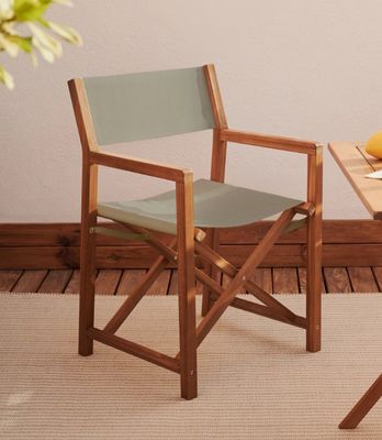 Confezionamento della posta Sedile nordico moderno per esterni con legno massello e design pieghevole