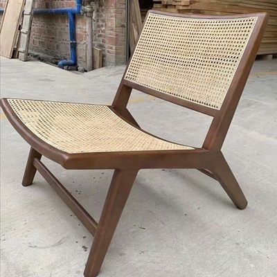 Generale Sedia di relax in rattan Color marrone Arredamento per camera da letto in rattan Sedia di relax in stile moderno