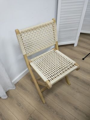 Generale Sedia di relax in rattan Color marrone Arredamento per camera da letto in rattan Sedia di relax in stile moderno