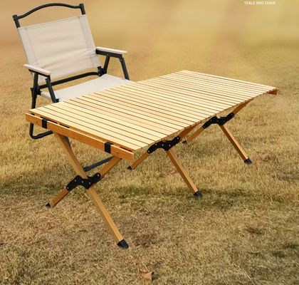 In legno naturale Arredamento per la sala da pranzo Disegni moderni Set pieghevole di tavoli e sedie per eventi speciali