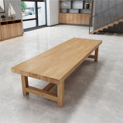 Arredamento per la sala da pranzo Arte nordica Tavolo da pranzo in legno massello/Tavolo da ristorante con design moderno