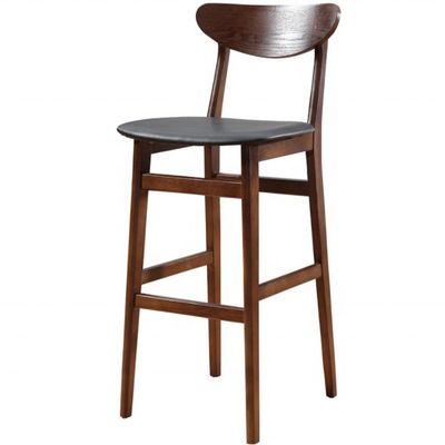 Sedia alta con sgabello da bar con sedile in cuoio in PU per attività di svago Limite di peso 250 kg con attività di svago