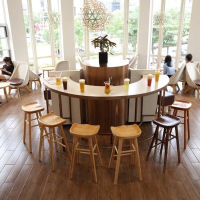 Modern Bar Chair Dining Ristorante Cucina Nordico Hotel Scaffale In Legno Massello Colore personalizzabile per specifici