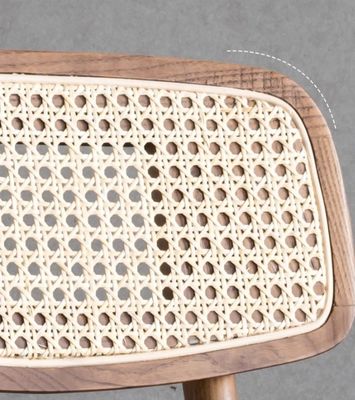 Generale Moderno design nordico Sedile da pranzo in legno massello di rattan di cenere per mobili domestici