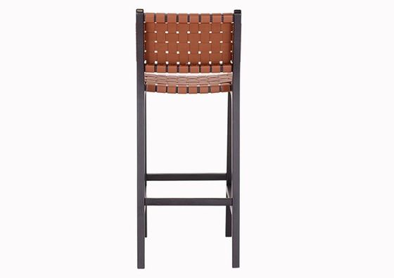 Sedia da bar in legno massello di stile moderno