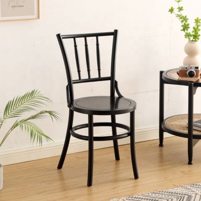 Sedia da bar specifica Sedia da rottano Sedia da pranzo Mobili da bar Sedia in legno massello per sala da pranzo