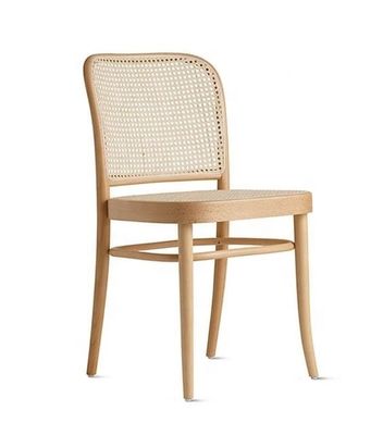 Home Arredamento Sedile da pranzo in legno di rattan con design moderno