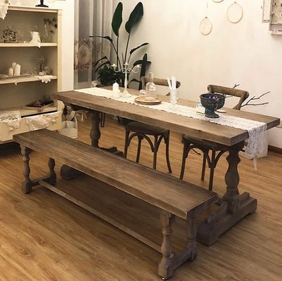 Sedile da pranzo a telaio di legno di pino per arredi di design unico cucina ristorante tavolo pieghevole