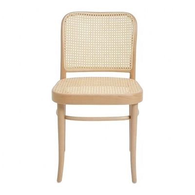 Home Arredamento Sedile da pranzo in legno di rattan con design moderno