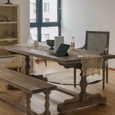 Sedile da pranzo a telaio di legno di pino per arredi di design unico cucina ristorante tavolo pieghevole