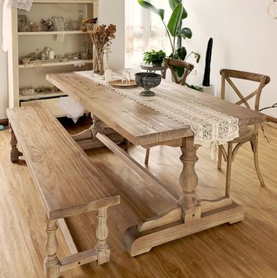 Sedile da pranzo a telaio di legno di pino per arredi di design unico cucina ristorante tavolo pieghevole