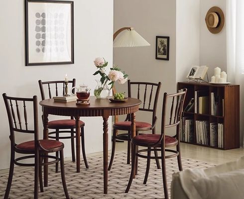 Arredamento per la sala da pranzo Legno massello velluto Legno classico lusso usato antico sedie moderne per matrimoni ed eventi speciali