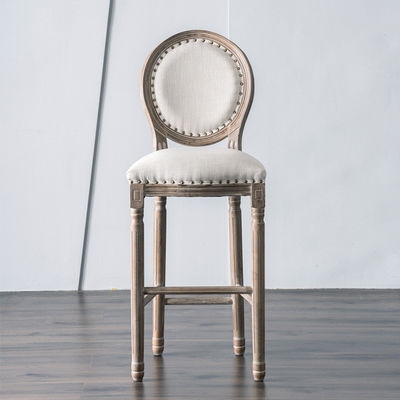 Altezza del sedile personalizzabile Sedile in legno per mobili da bar W49.5*D49*H99.5CM