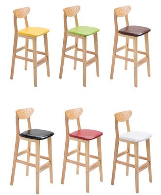 Servizio OEM accettato Scaffale di legno massello naturale per mobili e cuscini per sedie alte