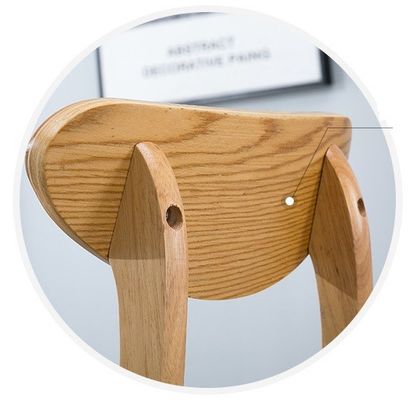 Servizio OEM accettato Scaffale di legno massello naturale per mobili e cuscini per sedie alte