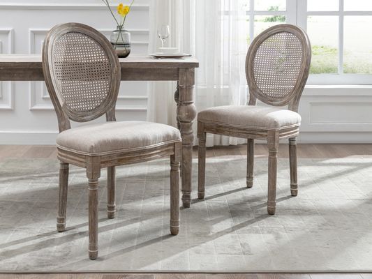 Mobili d'albergo stile classico retro di rotino banchetto sedia nordica moderna 50pcs tappetata sedia da matrimonio in legno massello per eventi
