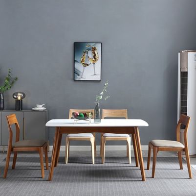 Moderno Design Moderno Nordic Stackable Oak Walnut Sedie da pranzo di ristorante in legno Sedie da pranzo per arredi domestici