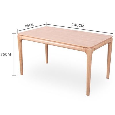 LL-A02 Tavolo da pranzo in legno massello in stile nordico moderno