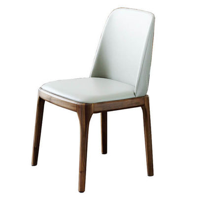 Moderno Nordic Leisure Back Stoffa di teak in legno massello Sedile da pranzo per mobili da caffetteria e ristorante
