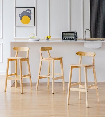 Scaffale da bar in stile vintage con materiale in legno massello LL-C34