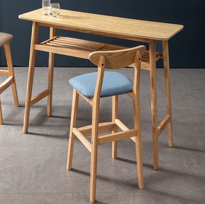 Scaffale da bar in legno massello imbottito in stile vintage per pub e bar W38*D44*H101 cm