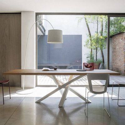 Tavolo da pranzo in legno di design moderno per mobili domestici generali