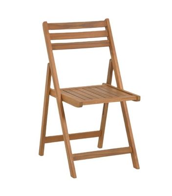 Sedia di legno pieghevole robusta per hotel e ristoranti Nordic Design