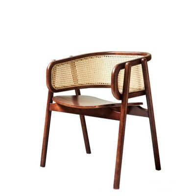 Sedie da pranzo in legno di rotan contemporaneo con materiale buono ed ecologico