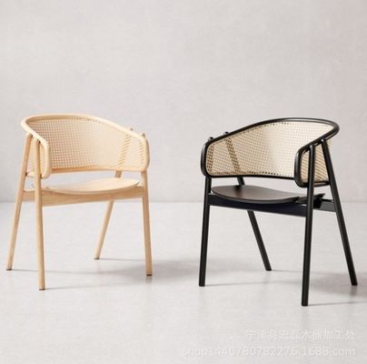 Sedie da pranzo in legno di rotan contemporaneo con materiale buono ed ecologico