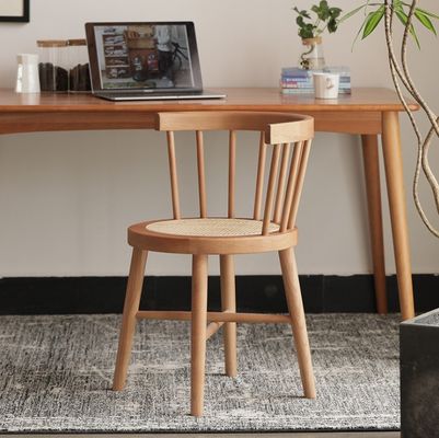 Sedile da pranzo in legno massello Nordic Good Design Mobili da ristorante antichi con stile contemporaneo in 55cm*40cm*74cm