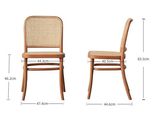 Disegno naturale Sedie in legno per mobili da letto e da pranzo