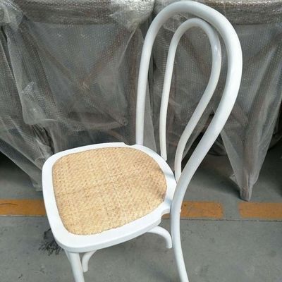 Sedie in legno impilabili con limite di peso di 100 kg Mobili moderni Ristorante Sedie da pranzo in rotino impilabili naturali