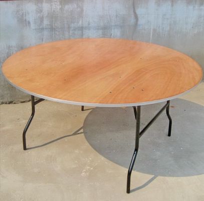 Disegno banchetto in legno rotondo matrimonio tavolo pieghevole agricoltura tavolo da pranzo per eventi noleggio e mobili da sala da pranzo