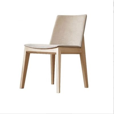 Sedie da pranzo in pelle di tessuto nordico in legno La scelta perfetta per i mobili moderni della sala da pranzo
