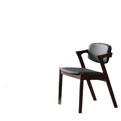 Home Arredamento Stile nordico In forma di Z Legno di quercia Pu/ Tessuto Sedile da pranzo imbottito con servizio OEM Generalmente accettato